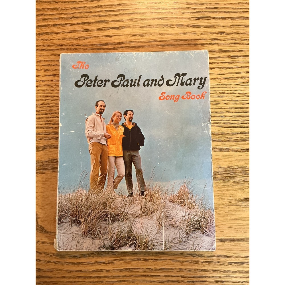 Vintage Peter Paul and Mary Song Book Sheet Music Folk Guitar Banjo Piano Folio